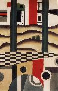 Fernard Leger Bridge oil painting